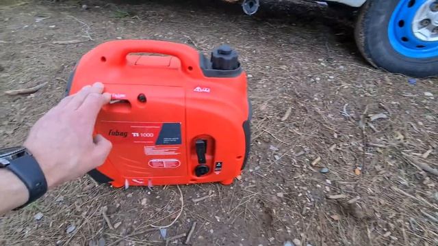 Холодный запуск генератор FUBAG TI 1000 смотреть онлайн