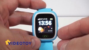 Детские умные смарт часы Smart Baby Watch с gps-трекером Q80 Обзор
