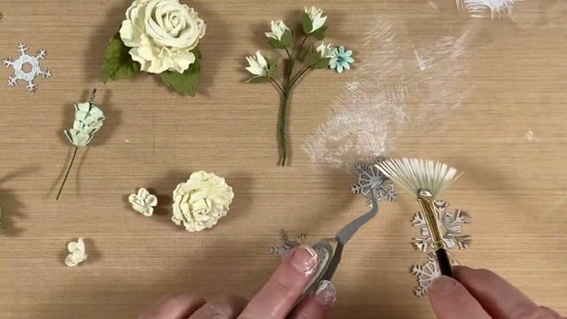 Wintry Mixed Media Star | DIY Video Tutorial | Tips for Beginners | Little Birdie Crafts смотреть онлайн