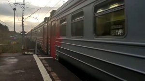 Электропоезд ЭД4М - 0193, ст. Большие Вязёмы, Московская область