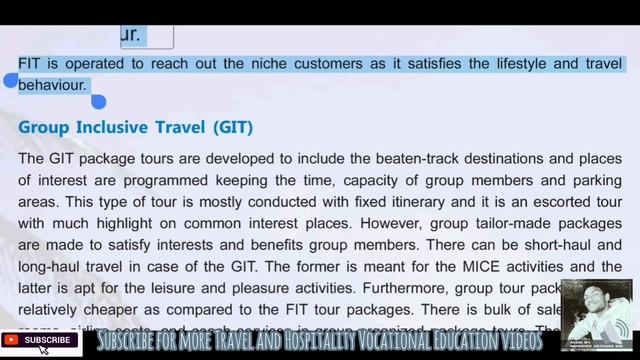 Session 28 - Customized or Tailor-Made Package and Group Inclusive Tours (GIT) Class 12th - Unit 5 смотреть онлайн