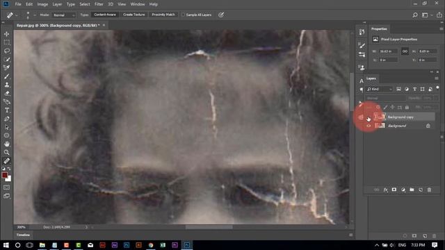 Spot healing brush tool Photoshop tools смотреть онлайн