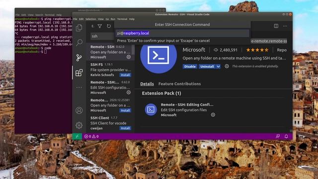 SSH into Raspberrypi using Vscode | remote-ssh смотреть онлайн