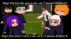 Blue Lock  react To Cristiano Ronaldo || TikToks Cr7|| Gacha-React #animes #messi #neymarjr