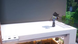 Майнкрафт (Minecraft) - Как построить современную комнату _ Простой дизайн интерьера #1