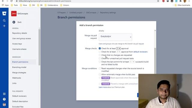 21 - Make Pull Request Mandatory BitBucket смотреть онлайн