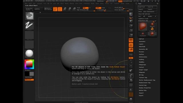 ZBrush | Full Training Course | Project 1 - Lesson 2/11 | Navigation