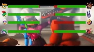 [SFM FNaF] Top 5 Security Breach FURY'S RAGE VS Fights WITH Healthbars