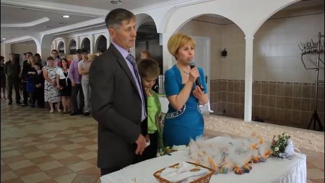 Свадьба Анастасии и Максима Ермолаевых. Поздравление родителей невесты смотреть онлайн