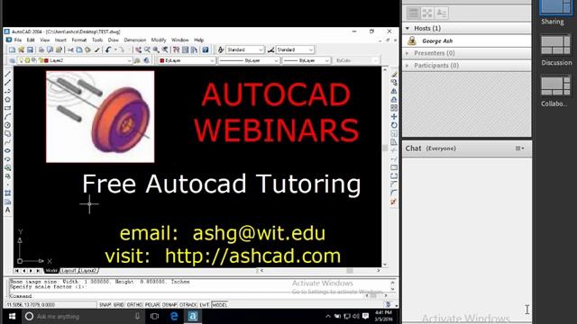 AUTOCAD WEBINAR смотреть онлайн