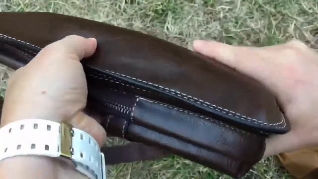 ➤➤➤ Кожаная мужская сумка через плечо JEEP. Купить онлайн смотреть онлайн