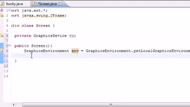 Java Game Development | Chapter 3. Creating a Screen for Games 