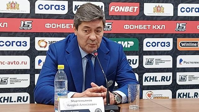 Андрей Мартемьянов, главный тренер ХК "Сибирь"