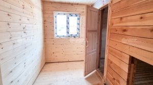 Отделочные работы в бане 4 на 6 из бруса в Сыктывкаре. Утеплить и обшить баню. Слив воды в бане