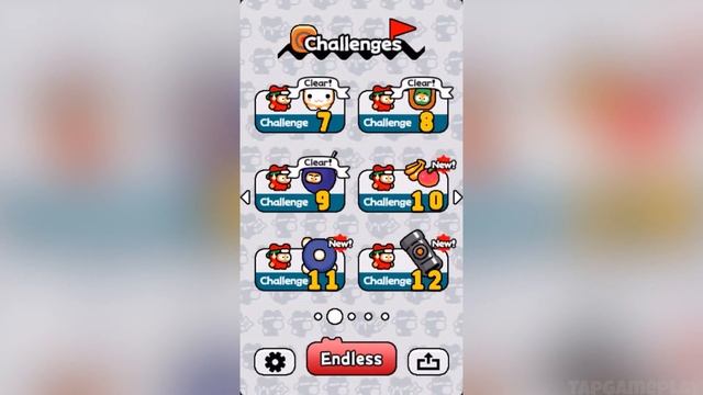Ninja Spinki Challenges - Gameplay Walkthrough Part 1 - Challenges - 1-18 (iOS, Android) смотреть онлайн