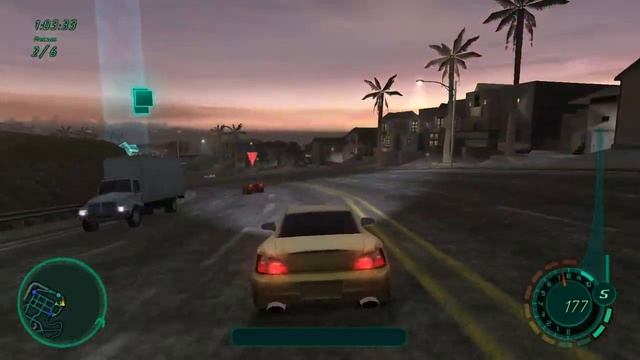 Midnight Club II (PC, 2003) Гонка 12 Лос-Анджелес Hector 3 Слипстрим-виражи (Интерна)