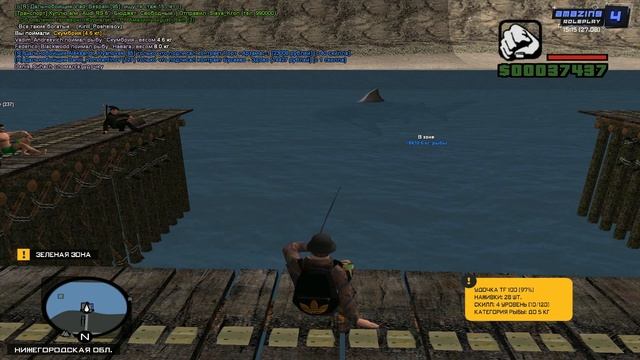 ЗАРАБОТАЛ СИДЯ НА МЕСТЕ!!! ПРИБЫЛЬНАЯ РЫБАЛКА l AMAZING RP смотреть онлайн