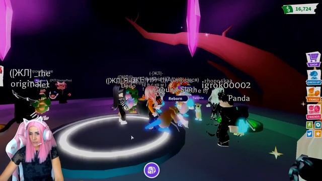 МОЙ инвентарь Адопт ми! И коллекция Дино питомцев неоновых Adopt me Roblox смотреть онлайн