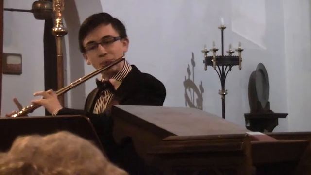 Chris Hill on Flute plays Ist Movement of Swedish Concerto by Wilhelm Popp смотреть онлайн