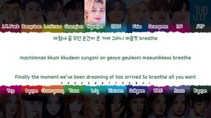 J.Y. Park, Stray Kids, ITZY, NMIXX 'Like Magic' Lyrics [Color Coded Han_Rom_Eng] | ShadowByYoongi