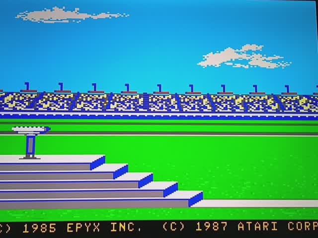 Summer Games Olimpic. Atari7800. Обзор от профессионала