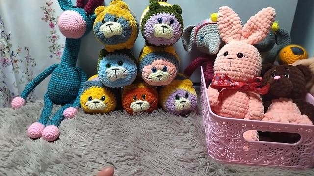 #Обзор вязаных игрушек#Вязаные игрушки#Игрушки крючком