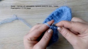 ОБЪЁМНЫЙ БЕРЕТ СПИЦАМИ