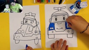 How to Draw Robocar Poli