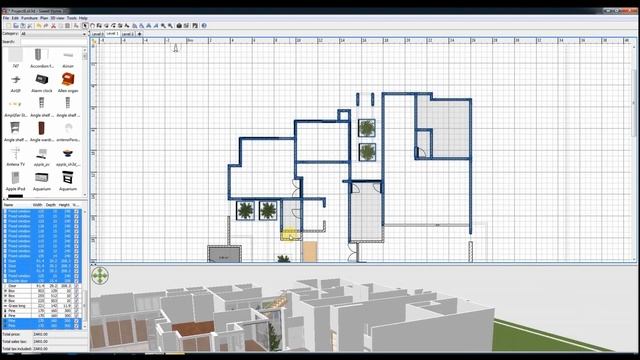 Front pool Modern House design - Sweet Home 3D смотреть онлайн