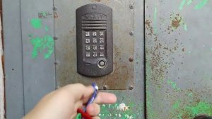 Домофон VIZIT BVD-311 против ключей У-2, У-4, В-1