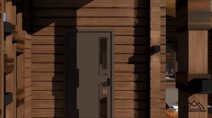 Проект бани 6х6 из профилированного бруса