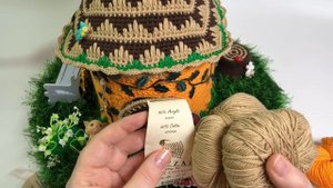 ? Домик крючком: сказочный домик связанный крючком по мк Александры Конкиной