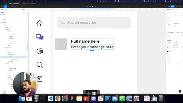 Creating Desktop Chat App in Figma (Part 1)