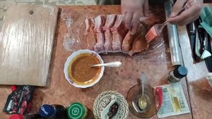 корейка запечённая в духовке, в фольге.