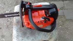 БЕНЗОПИЛА SunGarden Beaver 3614 копия ECHO CS-350TES испытание после сборки.