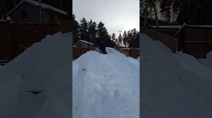 Как построить снежную горку своими руками краткий курс, практика. Как сделать ступени, залить горку