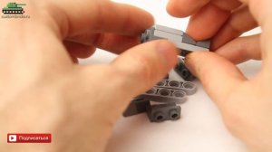 micro tank Т-26 lego instruction