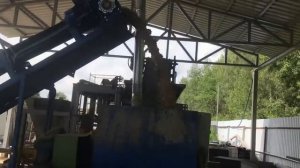 Бетоносмеситель На тенза датчиках  Подача песка и цемента в автоматическом режиме