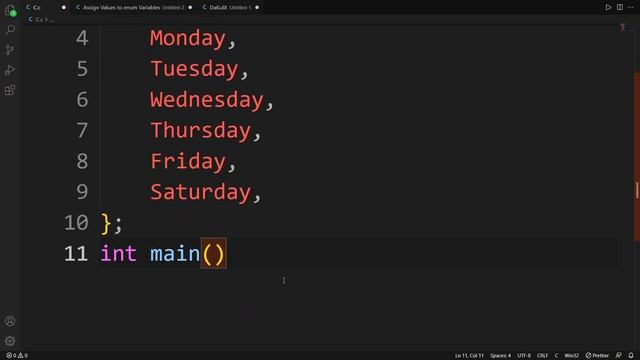 Enumeration ( enums ) - C Programming Tutorial in Nepali #33 - DaKulX