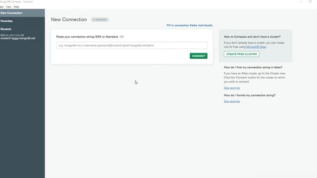 2 Connection to MongoDB server using compass смотреть онлайн