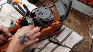 Husqvarna 353 346xp conversion part 2  reassembly and first start up! Shes a runner!