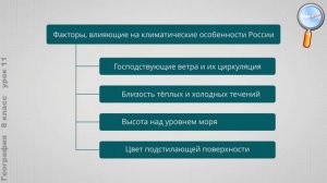 География 8 класс (Урок№11 - Распределение температуры воздуха по территории России.)