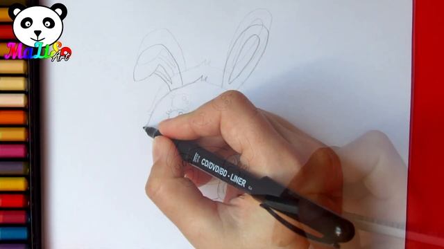 How to draw a Cute Bunny Rabbit | Как нарисовать милого зайку / кролика | Рисунки для срисовки