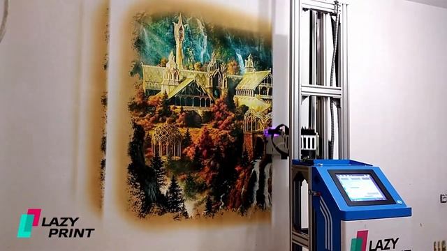 Интерьерная печать ? | #вертикальнаяпечать #таймлапс смотреть онлайн