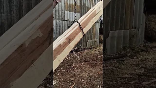 Дубовый брус 15 на 15.Красота.Начали делать 15 на 30, великолепно получается. смотреть онлайн