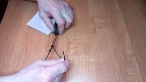 Привязка воблера к леске или шнуру, крепкий узел.