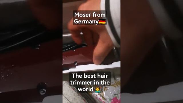 Moser from Germany the best hair trimmer in the world ??? #viralvideo #viral #hairtrimmer #trimmer