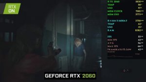 Ryzen 5 1600AF + RTX 2060 - Resident Evil 2 (Version RTX)