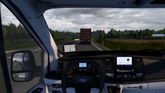 [ETS2 1.48] Ford Transit | BUS MODS [4K60FPS] Euro Truck Simulator 2 Gameplay