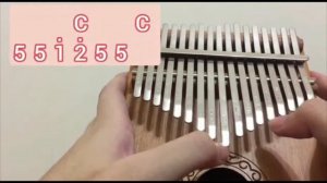 Kubersyukur Bapa - Symphony Worship (Kalimba Cover) with TABS